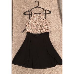 Semi formal crop top dress